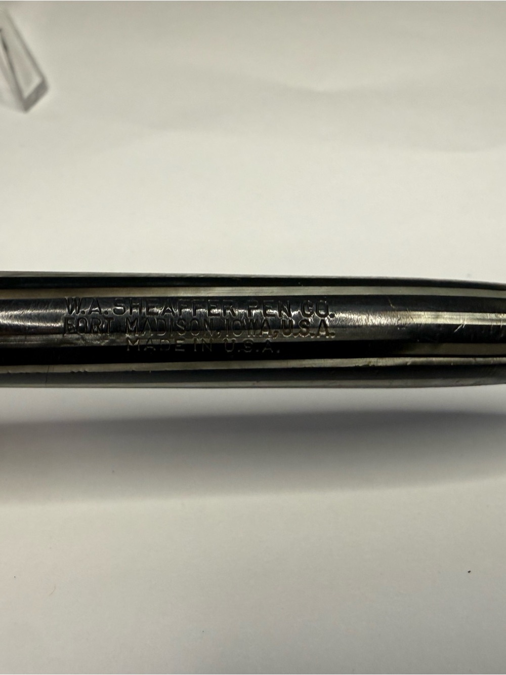 VTG Sheaffers Green Lifetime MOP Inlaid Fountain Pen - Picture 2 of 4